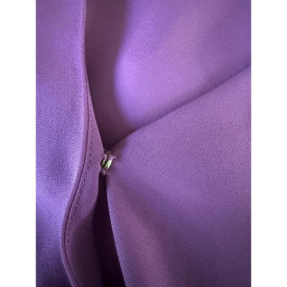 Scotch & Soda Mauve Blouse Womens Medium Pink Wrap Front Elegant Work Feminine - Picture 16 of 16